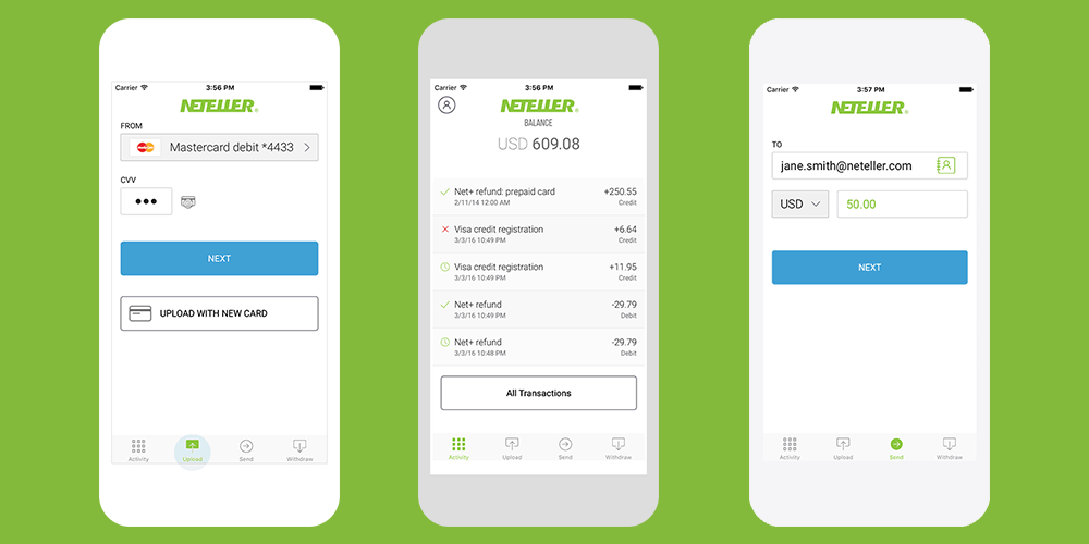 Neteller Mobile App