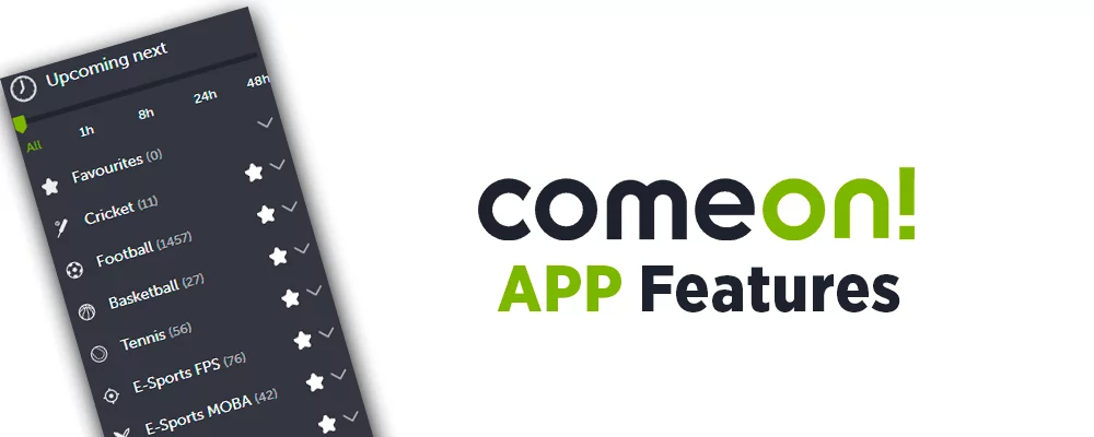 The ComeOn App Betting Features