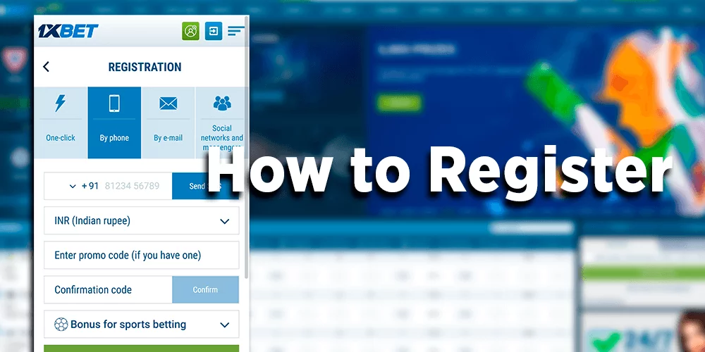How to Register On 1xbet