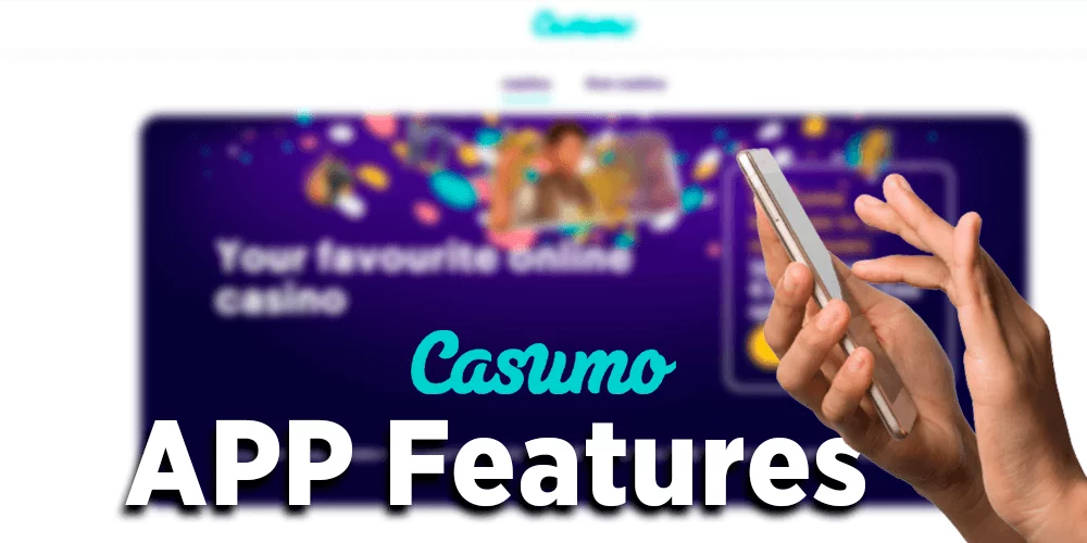 Features of Casumo app