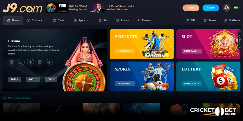 J9 Casino Website